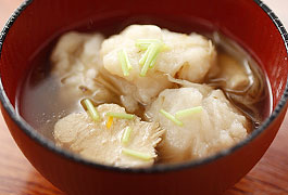 里芋の米粉揚げ 香りあんかけ